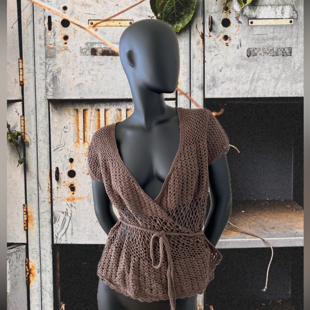 Elegant 100% Cotton Knitted Blouse